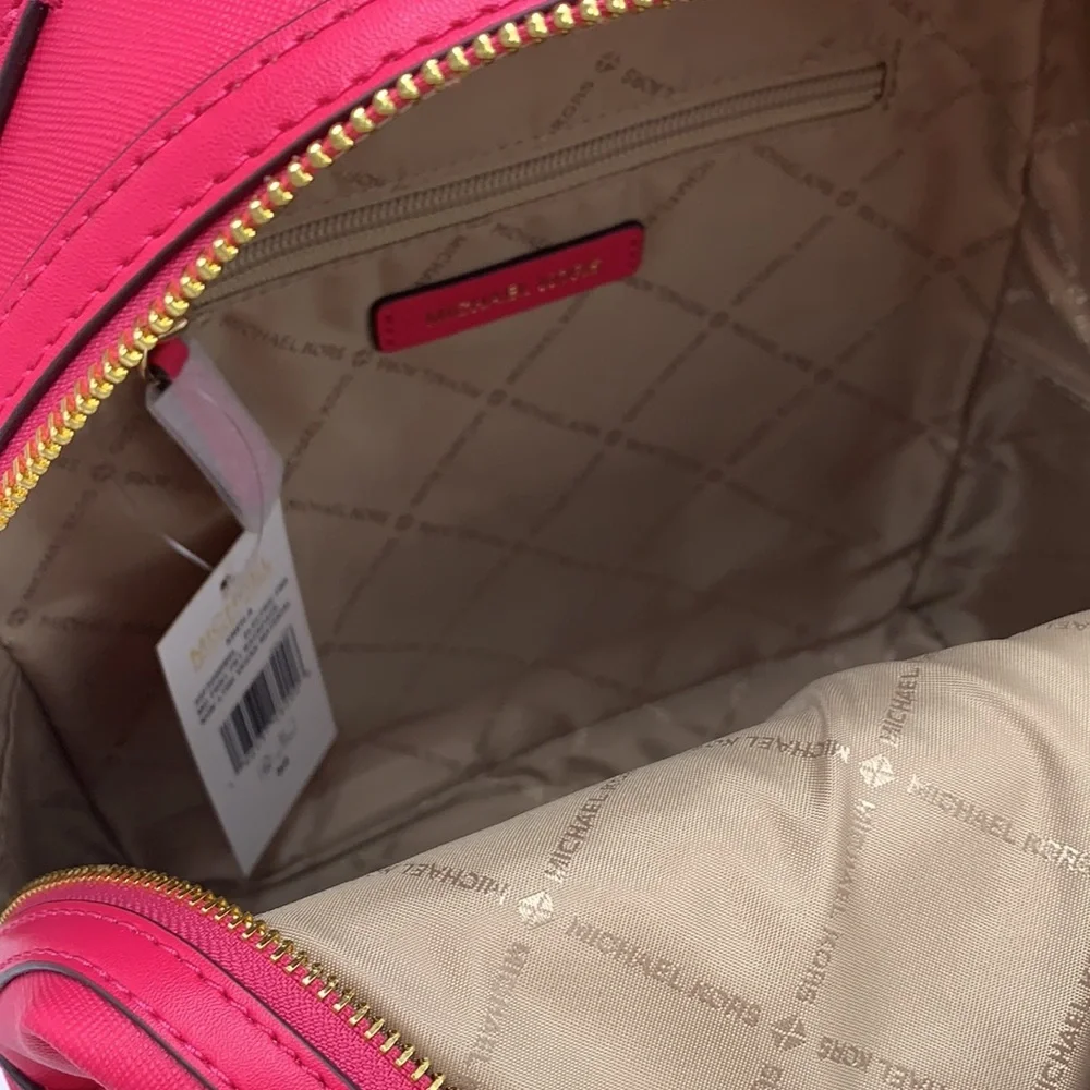 MICHAEL KORS Sheila Medium Front Packet Backpack ELECTRIC PINK COLOR